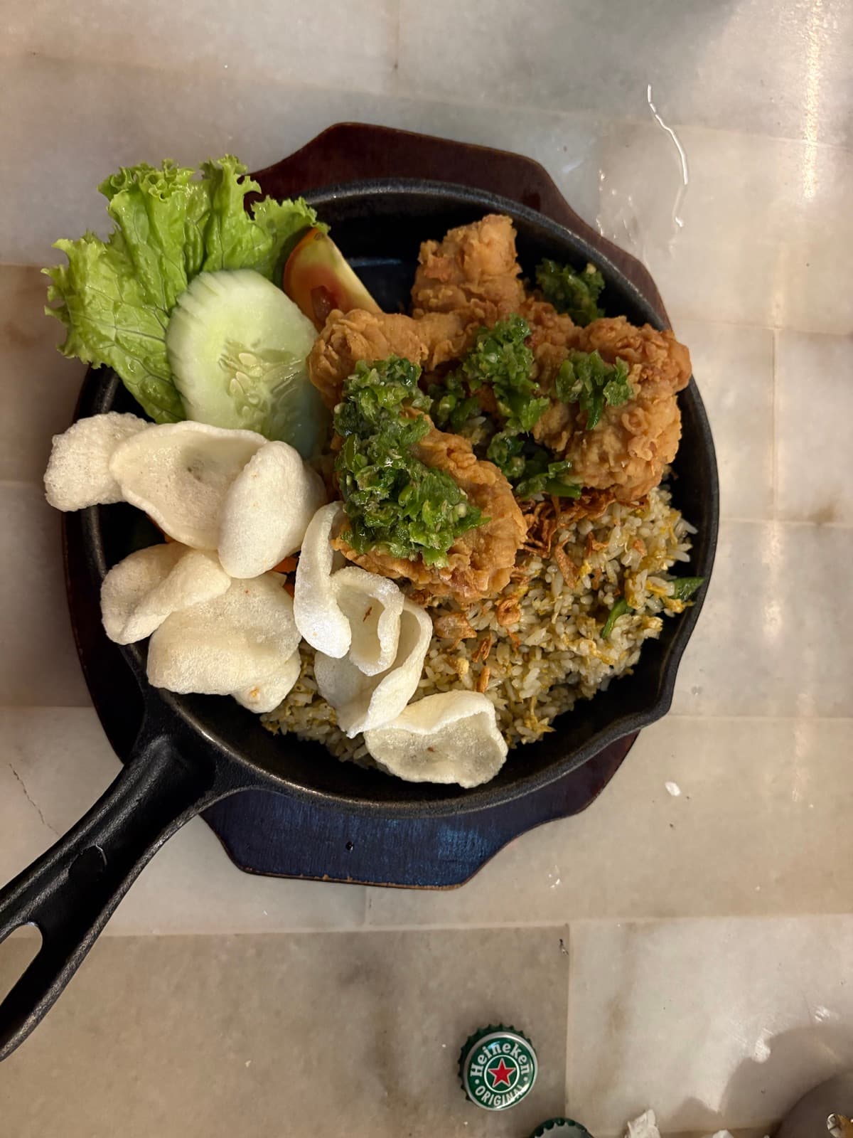 ayam katsu sambal ijo