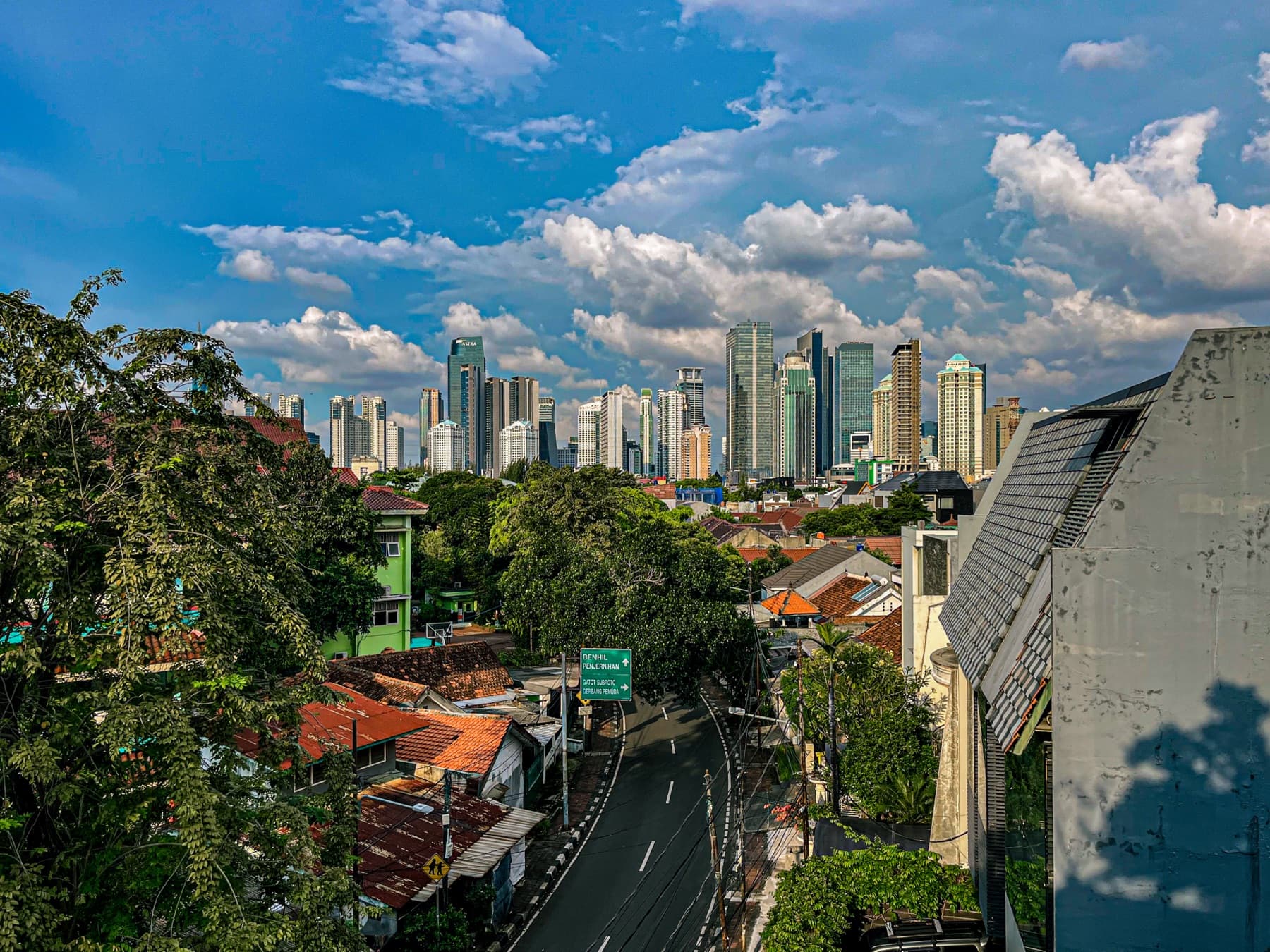 Jakarta skyline — where i'm working from
